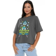 Wonder Woman A Wonder Women's Boxy Cropped T-Shirt Casual Graphic Tee
